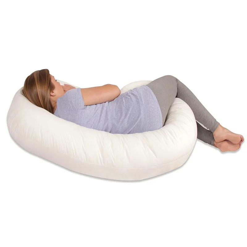 

Pregnancy Comfortable Side Sleeper Removable Cover Pillow Cushion Multi functional Maternity U Shaped Type Body Sleeping Pillows