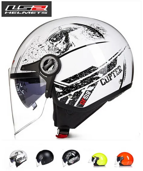 helm half face ls2