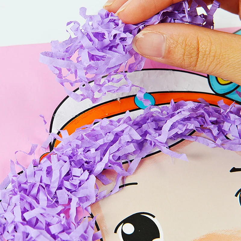 Детская ручной работы DIY производственный материал посылка пакет прическа Дизайн Творческий книги по искусству игрушечные лошадки
