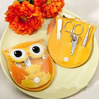 

wedding party favor presents for guests - owl manicure set four Piece Pedicure Set wedding/ party gifts 60sets/lot