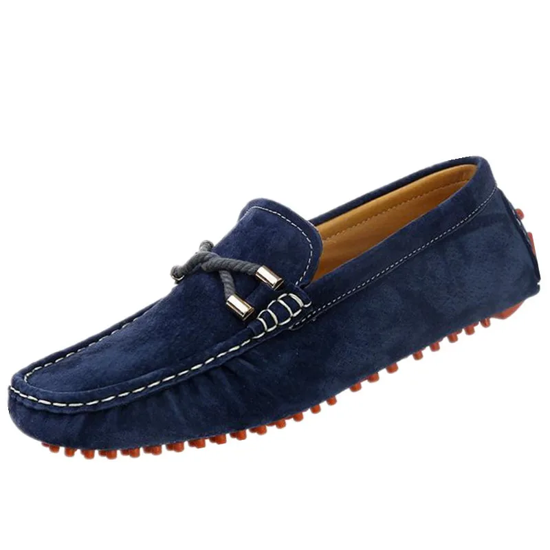 

New 2016 British Style Mens Loafers Breathable Genuine Leather Shoes for Men Driving Moccasins Business Boat Shoes Man Flats