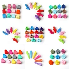 Детские разноцветные маленькие милые заколки для волос, детские пластиковые мини заколки для волос с цветами, декоративные заколки-пряжки для девочек, аксессуары для волос