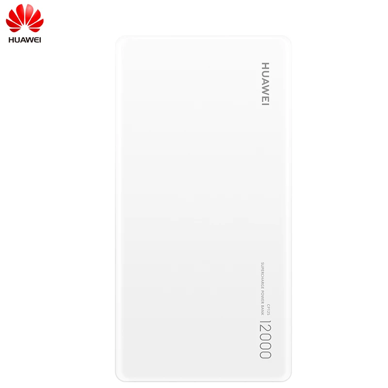 Huawei 12000 мАч тонкий Supercharge 40 Вт power Bank type-C ноутбук универсальный смартфон power PD Быстрая зарядка Quick Charge 3,0 - Цвет: Белый