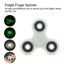Высококачественный подшипник EDC Спиннер-Спиннер люминесцентный светящийся в темноте компактный Быстрый спиннинг антистресс тревога Brinquedos
