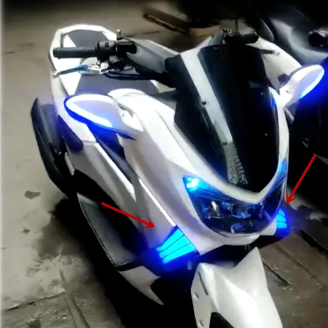 Motor Modifikasi Nmax Mengubah Lampu LED Turnlamp Sein Kuning Winker