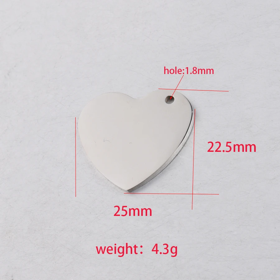 Fnixtar зеркальная полировка Нержавеющая сталь шарма сердца надписи Sweet Love Heart подвеска «сделай сам» ювелирные изделия 17*19 мм 22,5*25 м 20 шт./лот