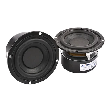 

AIYIMA 2PCS 3Inch Mini Audio Speaker Portable Stereo Speakers Woofer Full Range Mid Bass Loudspeaker Horn 8Ohm 25W For DIY