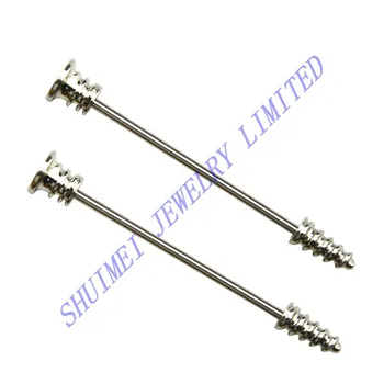 

20pcs Screw Stainless Steel Ear Tragus Cartilage Helix Barbell Industrial Piercing Jewelry Body Wholesale