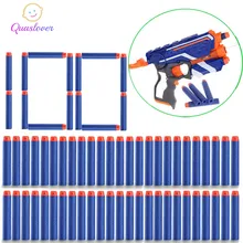 30/50/100 pièces EVA balles molles pour Nerf fléchettes tête creuse trou 7.2cm recharge fléchettes jouet pistolet balle pour Nstrike série blaster(China)
