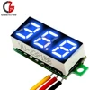 Voltímetro Digital LED para coche, Detector de voltaje, Panel de prueba, DC 0V-100V, 0,28 pulgadas, 12V, 24V, rojo, verde, azul y amarillo ► Foto 3/6