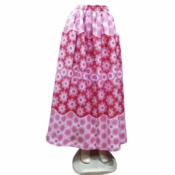 

polyester and cotton african big skirt dress women nigerian party dashiki color ankara wax print fabric dress best price