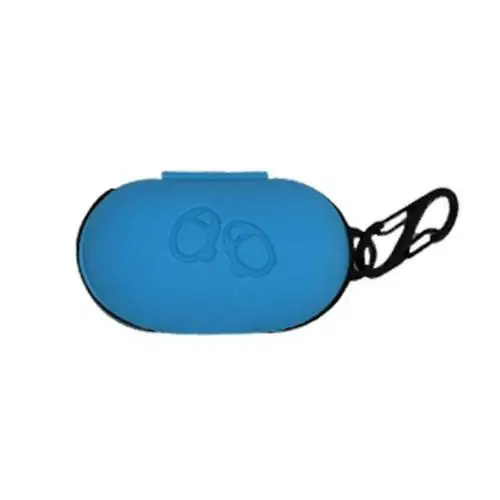 Анти-шок Гибкая силиконовая гарнитура коробка защитный чехол полное покрытие для samsung Galaxy Buds Спортивные Bluetooth наушники для airpod - Color: Blue