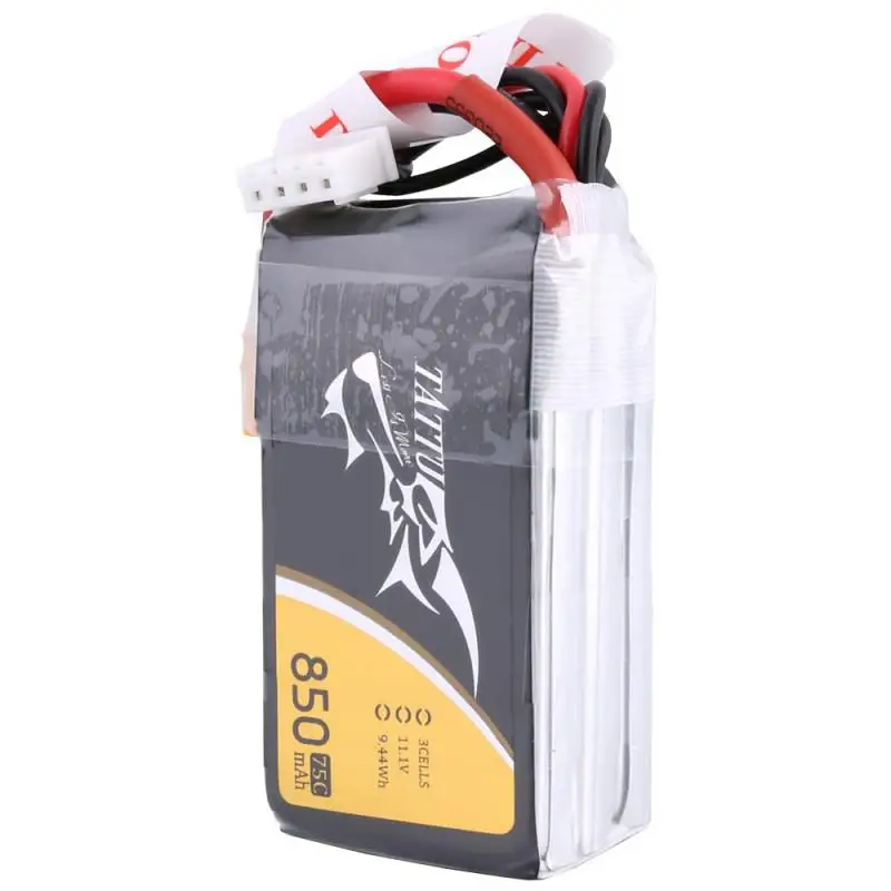 

LeadingStar ACE TATTU 11.1V 850mAh 75C 9.44Wh 3S 1P Lipo Battery XT30 Plug 11.1V 850mAh Lipo Battery