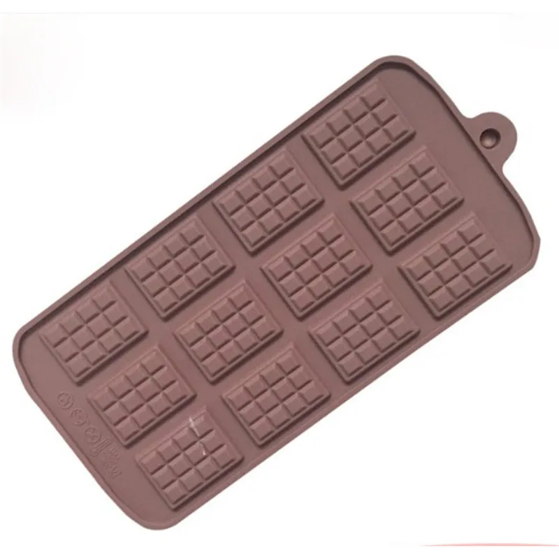 

TTLIFE 12 Even Chocolate Mold Silicone Mold Fondant Molds DIY Candy Bar Mould Cake Decoration Tools Kitchen Baking Accessories