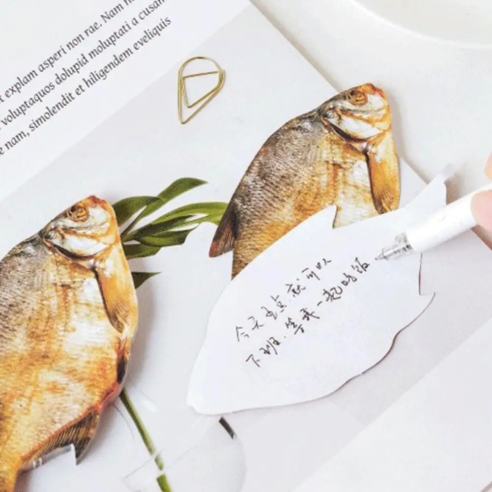 

Novelty Funny Grilled Meat Simulation Memo Pad Sticky Notes Memo Notebook Stationery Note Paper Stickers School Supplies