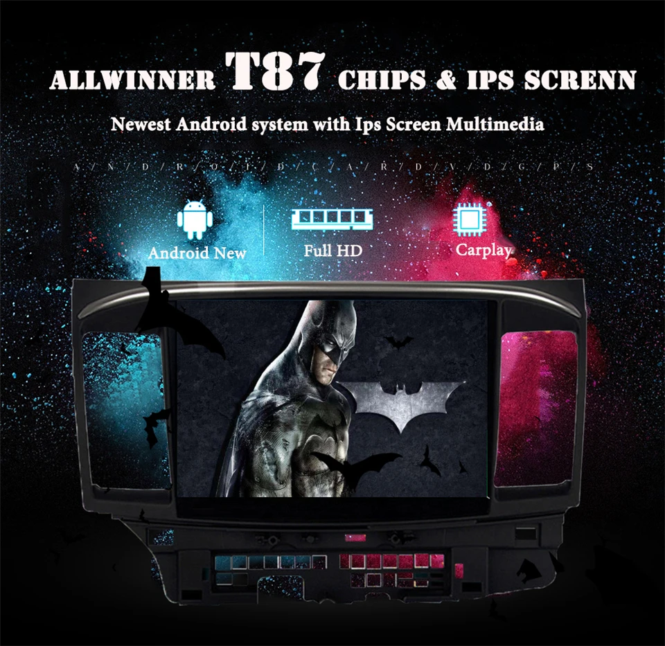 Sale 4G Octa Core Android 9.1 for Mitsubishi Lancer 2006- stereo multimedia headunit GPS Radio car dvd gps player stereo Audio Video 3