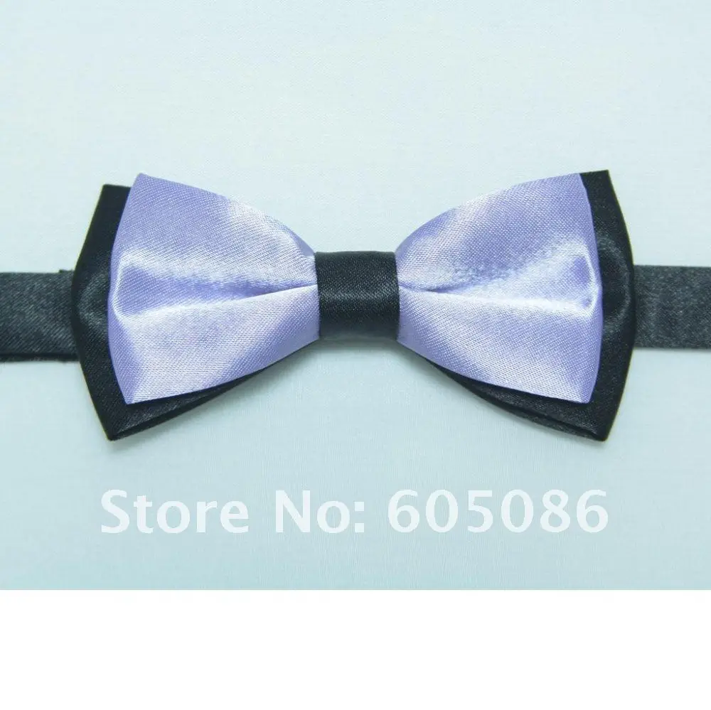 HOOYI new boy's polyester bow ties kids' bowtie Turquoise blue necktie butterfly