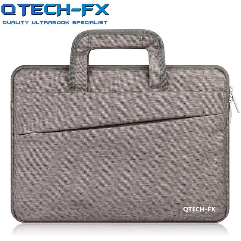 

Briefcase Laptop 13.3/14/15/15.6Inch Slim Light Weight Fashion Handbag Protect for QTECH-FX Apple Lenovo HP Notebook PC MacBook