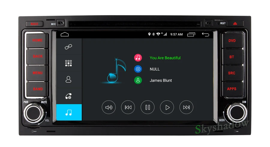 Flash Deal C500 Android 6.0 2GB RAM Car DVD Player Wifi Bluetooth Radio GPS Navi Headunit For VW TOUAREG T5 MULTIVAN Transporter 4G SIM LTE 5