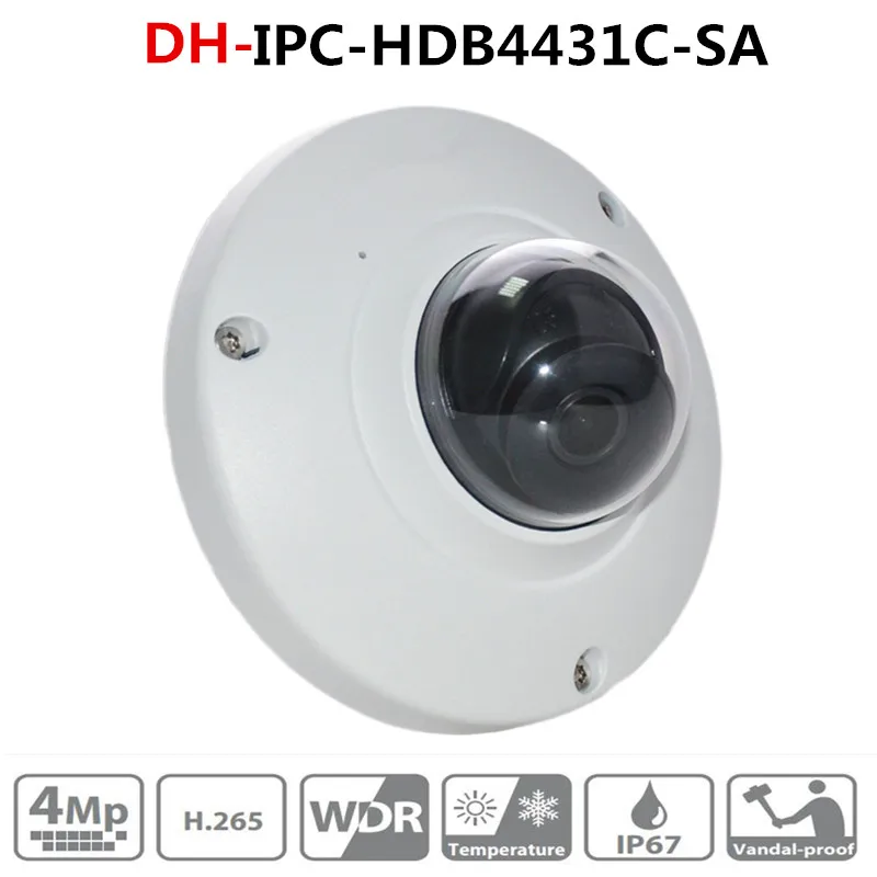 Dahua 4mp Мини купольная IP камера IPC-HDB4431C-SA со встроенной микро PoE сетевой купольной камерой