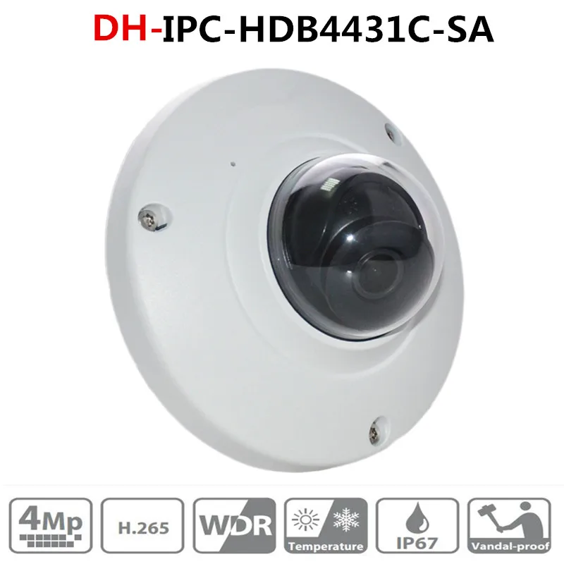 

Dahua 4mp Mini Dome IP Camera IPC-HDB4431C-SA with Built in Micro PoE Network Dome Camera