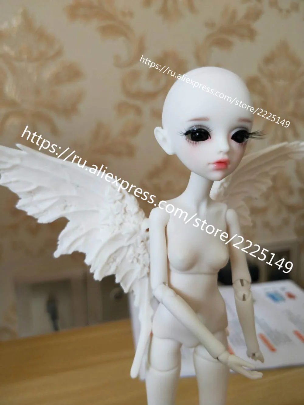 lingxiyiwa 1/8 BJD кукла Ivanaa с глазами имеет человеческое тело или крыло тела