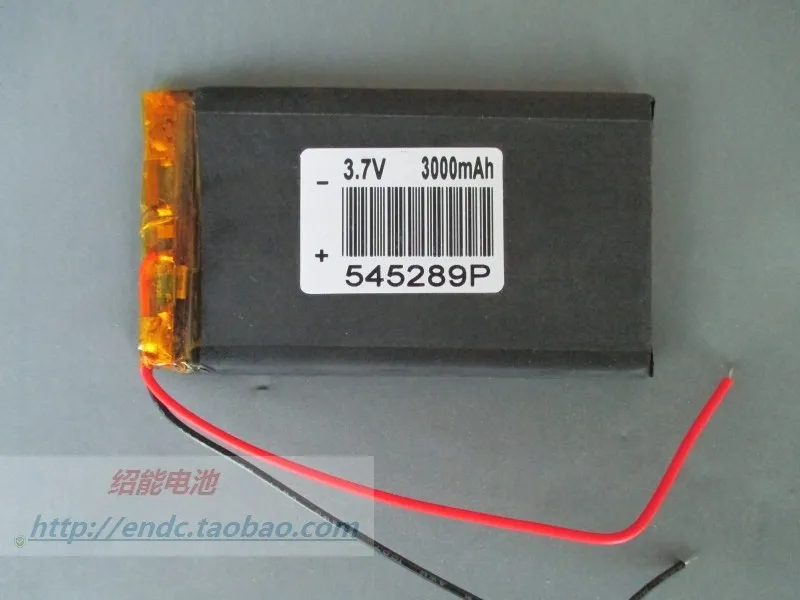 

[ Could ] Shao 3.7V lithium polymer battery MP4 / 5 MID Tablet PC 545289 3000mah
