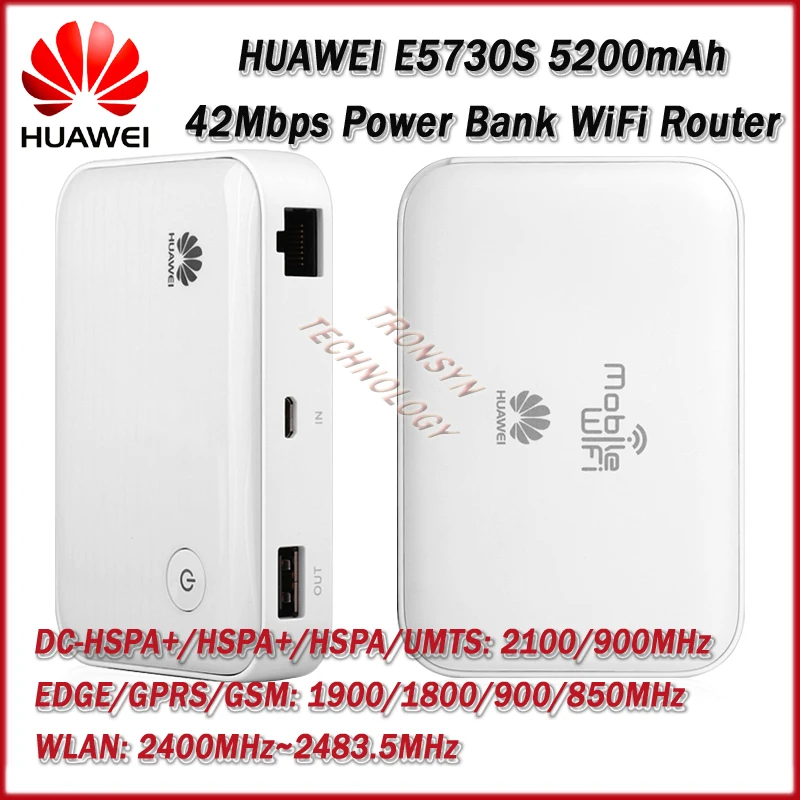 HUAWEI E5730S Mew King DC-HSPA+ 42Mbp 5200mAh power Bank 3g Беспроводная фиксированная линия Dual Acess Wifi маршрутизатор точка доступа