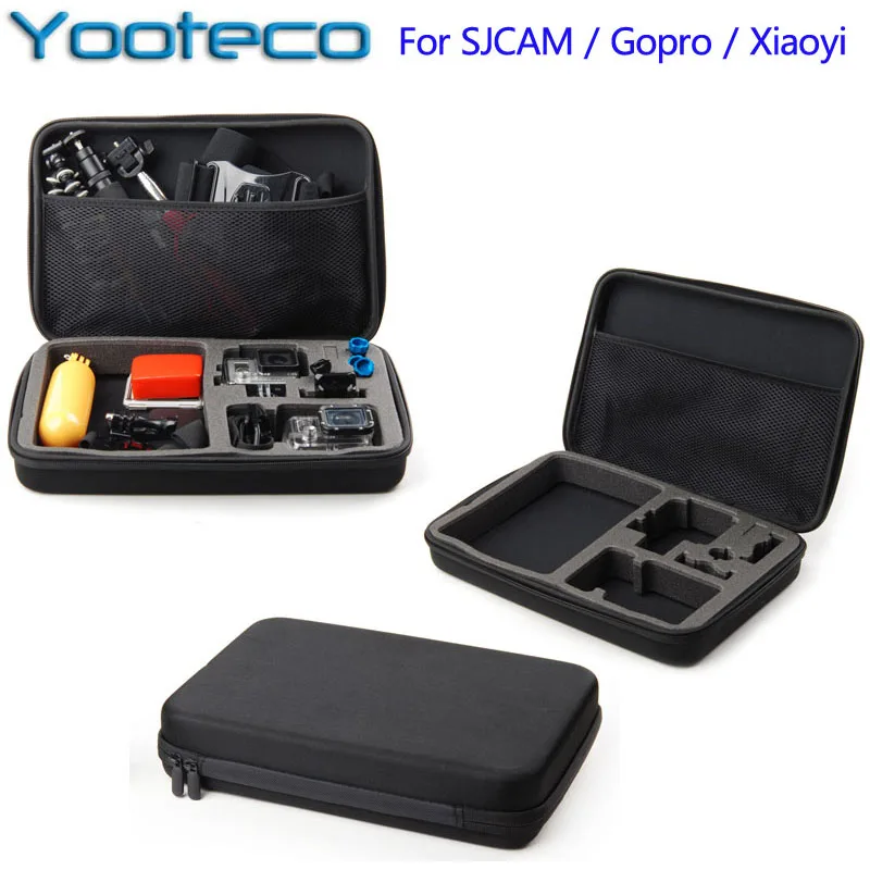 

GoPro Accessories Big EVA Collection Box Large case bag For SJCAM SJ4000 SJ5000 Go pro Hero 5 4 3+ 3 2 EKEN H9 H9R Sport Camera
