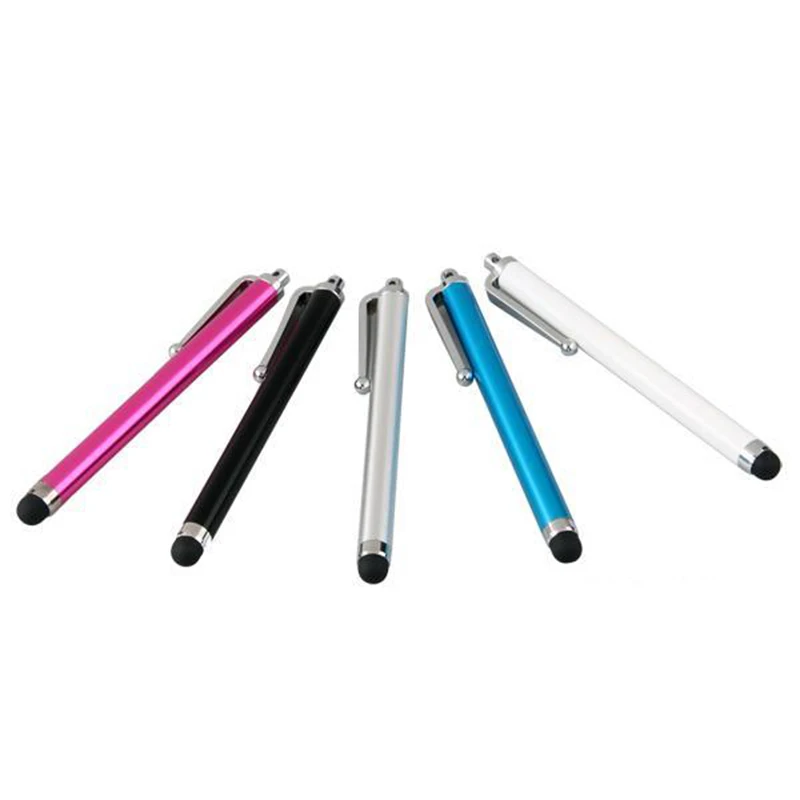 8 шт/лот стилус с сенсорным экраном для iPhone 5 4S для iPad 3/2 iPod touch Suit универсальный для смартфона планшет PC ручки 8 цветов
