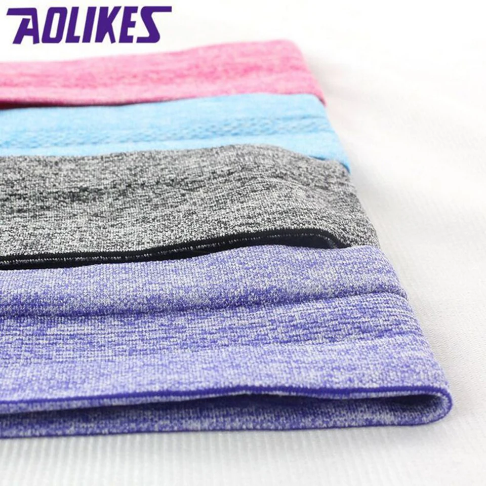 AOLIKES 1 шт. повязка от пота для мужчин Sweatband женские головные повязки для йоги Налобные повязки на голову спортивная безопасность для бега и тенниса