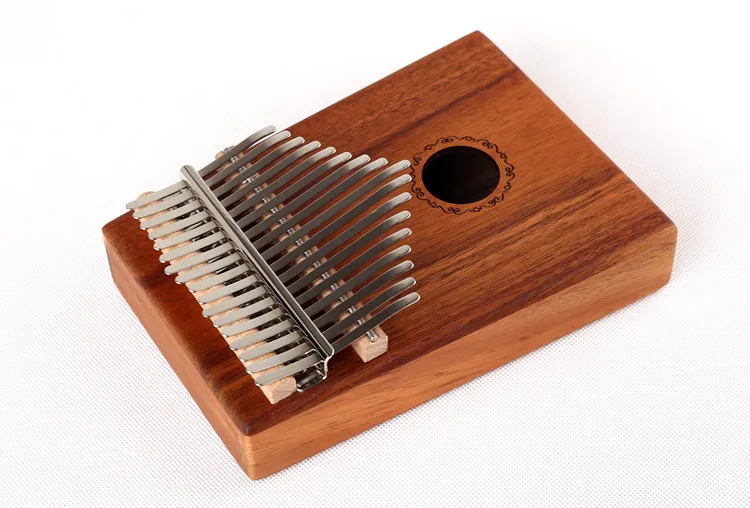 17 клавишный палец Kalimba Mbira Sanza большой палец пианино Акация красного дерева поддерживающая сумка клавиатура Marimba деревянный музыкальный инструмент