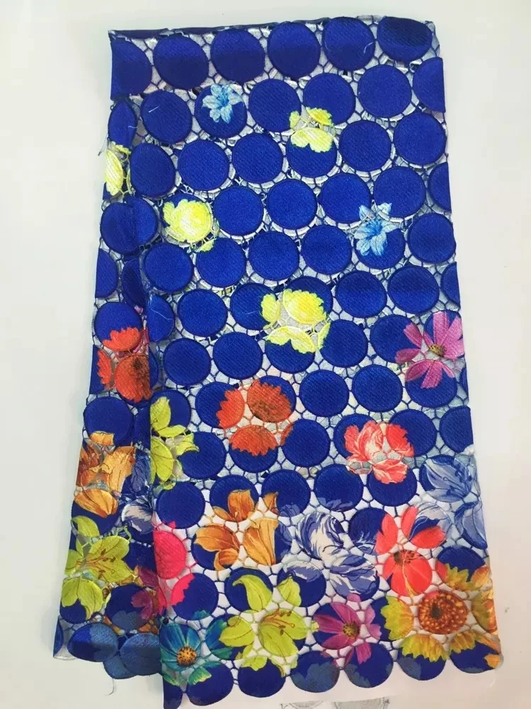 

High Quality African Print Water soluble Lace Guipure Cord Lace Fabric For women dress party 5yd/lot J20Y43556