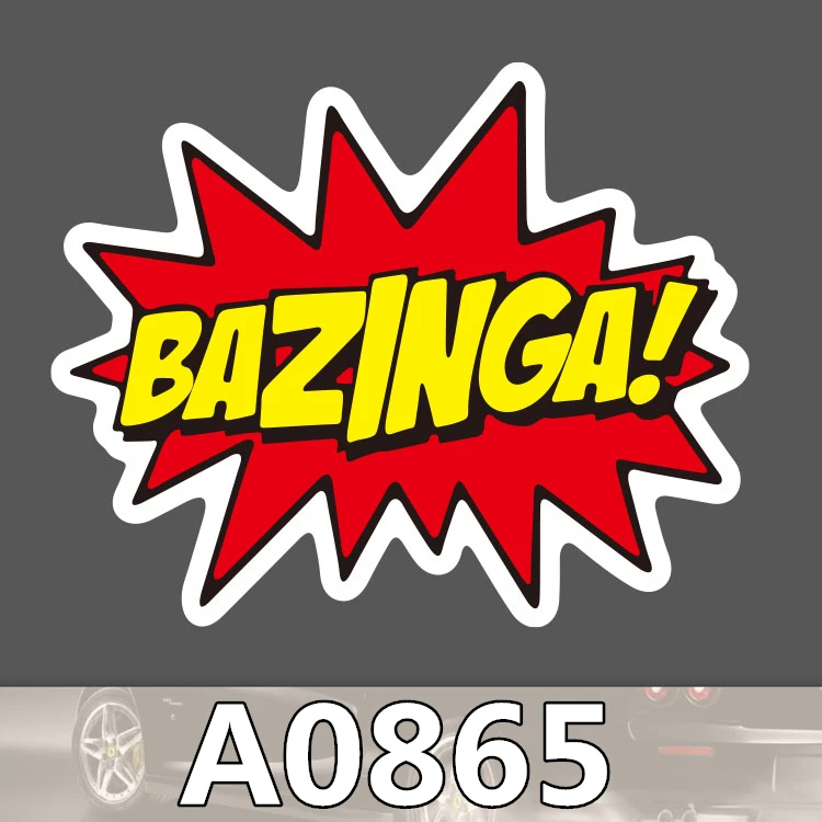 

The Big Bang Theory Sticker Word Waterproof Suitcase Laptop Guitar Luggage Skateboard Toy Lovely Stickers