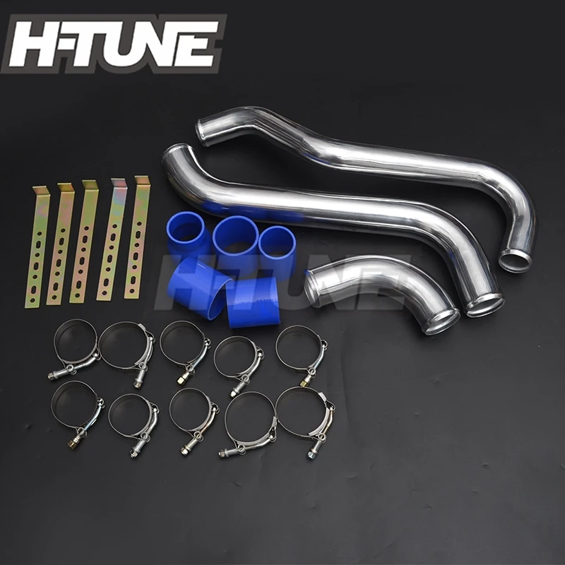 H TUNE Aluminum Polished Turbo Intercooler Piping Kits for Triton VGT