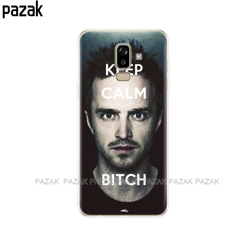 52263 Чехол для samsung Galaxy J8 чехол силиконовый чехол для samsung Galaxy J8 J810 чехол с черным принтом - Цвет: 52263