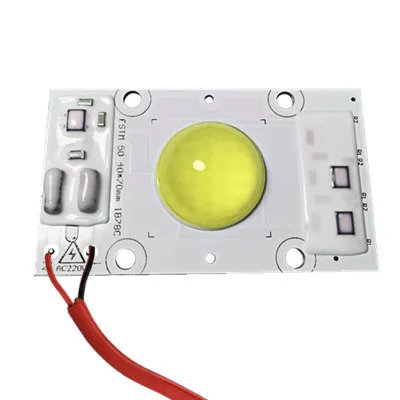 Светодиодная лампа dont driver COB 50 Вт переменный ток 220 В 110 в 6000k белый теплый умный IC
