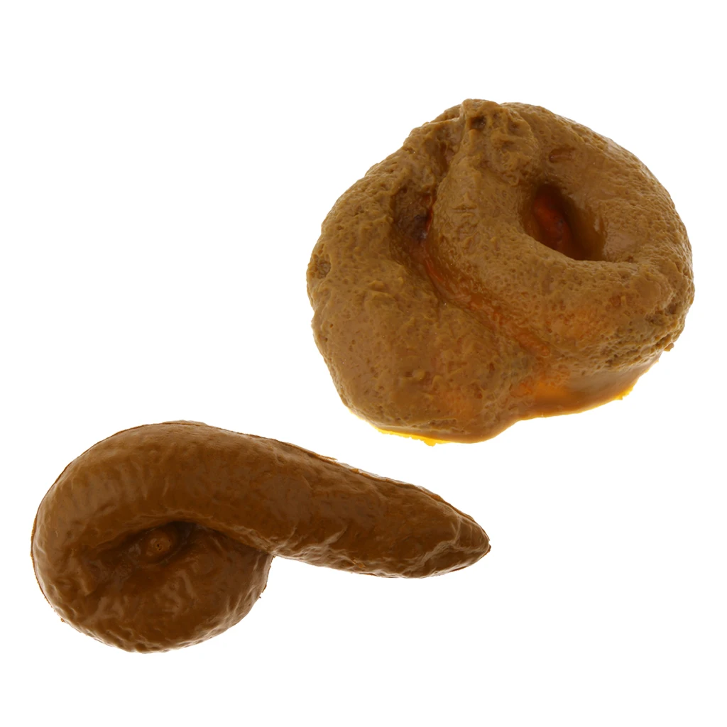 Gag-Funny Joke Tricky Toys Mischief Turd Gag Toy Realistic Shits Poop Fake Turd Classic Shit Funny Toys for Children Adult