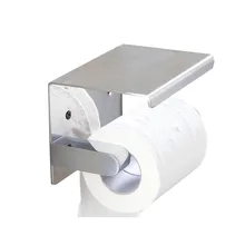 Нержавеющая сталь настенный держатель бумаги серебряное зеркало ванная комната мобильные телефоны вешалка для полотенец туалетная рулонная бумага держатель