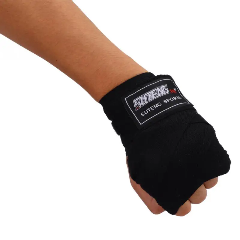 

2.5m Cotton Boxing Handwraps Bandage Punching Hand Wrap Thai MMA Boxing Training Gloves Training Wrist Protect Fist Punch
