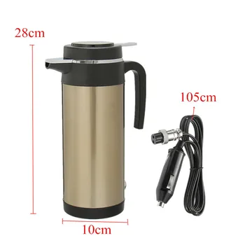 

Franchise Rv 12v Car 1200ml Portable Electric Travel Heating Cup Coffee Tea Boiling Mug Kettle #0606