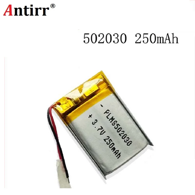 Полимерная литий ионная батарея 3 7 V 502030 может быть настроена оптом CE FCC ROHS MSDS