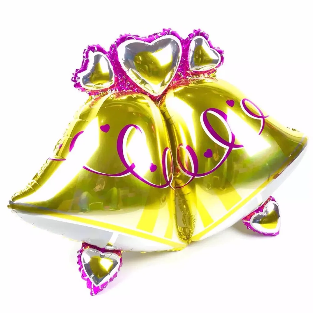 Big Size Christmas Bell Foil Balloons Christmas Party Decoration