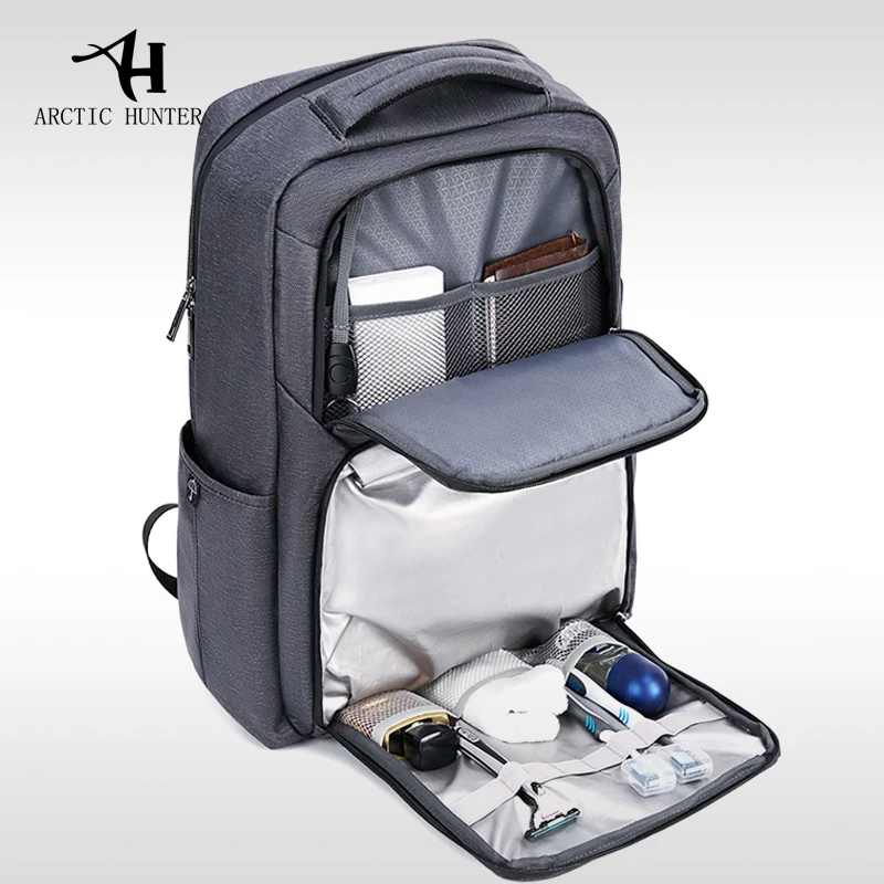 

ARCTIC HUNTER 0263 Leisure Designer Backpack Men Waterproof Laptop Backpack 15.6 Large Capacity School Bag Backpack for Teenager