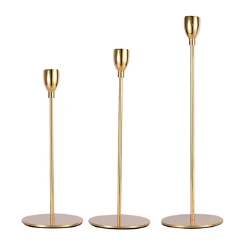 

Antique Creative Rose Gold Dinner Candle Holder Nordic Decoration Home Candle Stand Chandelier Mariage Deco Hogar Votive 50KO210