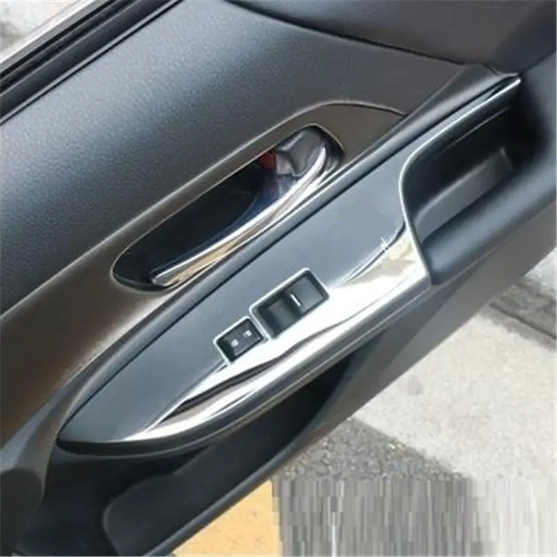 

Window Door Handle Interior Promote Automovil Chromium Decorative Accessory Sticker Strip Bright 14 15 16 17 FOR Honda Accord