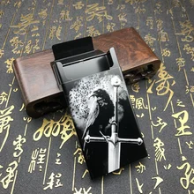 Чехол для 20 сигарет с изображением животных, чехол для сигарет из алюминиевого сплава, металлический контейнер для хранения