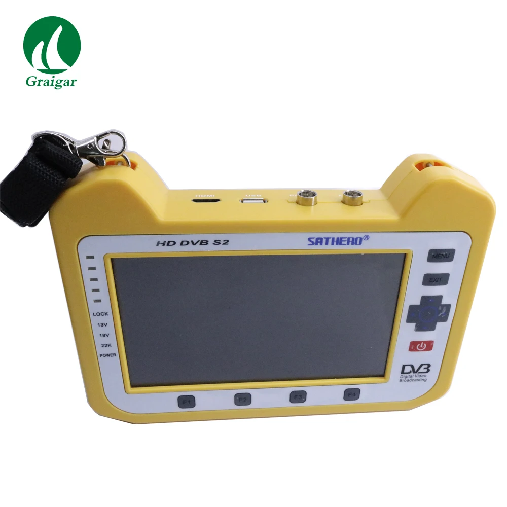 DVB S2 Digital Satellite Finder Meter SH 900HD HD Satfinder HD with