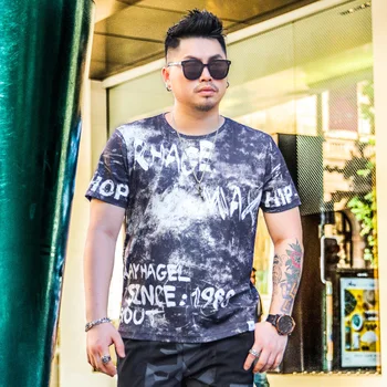 

Men Summer Fashion Cotton Short Sleeve 3D Printed Floral T-shirt Metrosexual Man Slim Quick Dry Casual European Style T Shirt