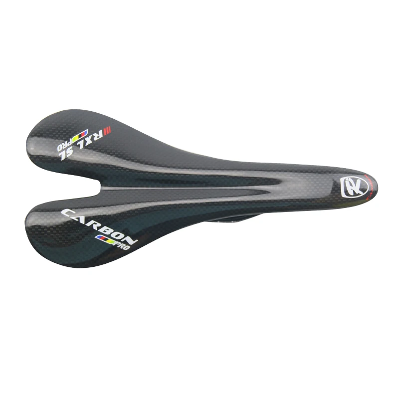 RXL SL Bicycle Saddle Road Bicycles Bicycle Seat 3K Gloss Black Carbon Saddle MTB Bick Saddles (4)